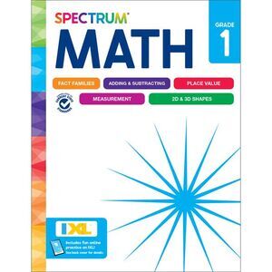 Spectrum Math Workbook, Grade 1 -- Spectrum